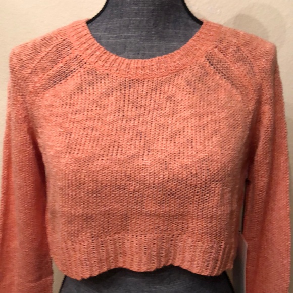 Cropped knitted sweater - Picture 2 of 7